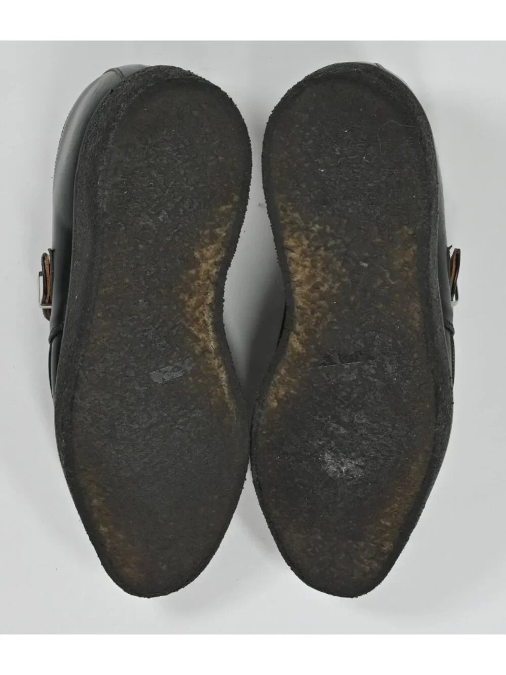 George Cox Black Diano Monkstrap Creeper Shoes 3976V in Black